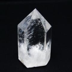 水晶 六角柱 水晶ポイント 原石 置物 一点物  142-6395