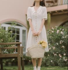 ワンピース ロング ヴィンテージ ファッション 襟付き ボタン 半袖 袖あり かわいい 大人可愛い きれいめ シンプル カジュアル 大人 上品 おしゃれ お洒落 かっこいい レトロ アジアン エスニック エキゾチック 大人可愛い 大人女子 こなれ感 ラフ キュート ガーリー ルーズ ワンピース ロング ヴィンテージ ファッション 襟付き ボタン 半袖 袖