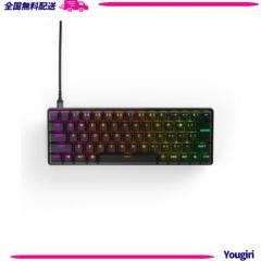 SteelSeries ラピッドトリガー 搭載 ゲーミングキーボード ミニサイズ