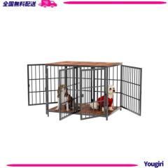 【在庫処分】BingoPaw 小型犬用ケージ 屋根付き 木製犬小屋 大きい おし 楽天市場】bingopaw 犬用ケージ 屋根付き 木製 多頭飼い 犬小屋 仕切り