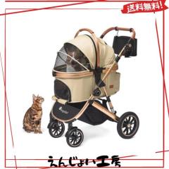 Angelpet ペットカート 分離型 犬用 バギー いぬ用 4輪 前輪360°回転