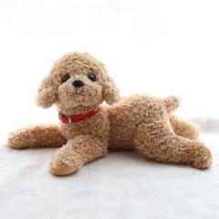 ぬいぐるみ プードル 犬 リアル 本物そっくり ハンドメイド やさしい