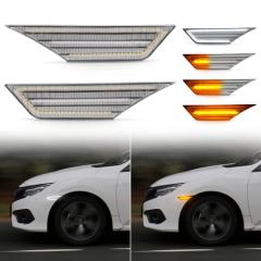 POPMOTORZ ホンダ シビック フロント フェンダー LED サイドマーカー