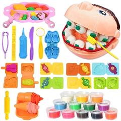 VBACALA ねんど 粘土 小麦粘土 12色 ねんどセット 歯医者おもちゃ お