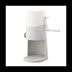ドウシシャ かき氷器 手動 ふわふわ とろ雪 刃の高さ調節機能付 製氷カップ2個付(Mサイズ) レシピ・お手入れ部ブラシ付