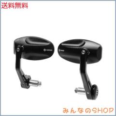 バーエンドミラー　ブラック　丸型　バイク用　Fenrir製　美品 Amazon | FENRIR ブラック オートバイ バイク バーエンドミラー バイク