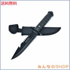 Dcenrun シースナイフ サバイバルナイフ 登山ナイフ フィッシング キャンプ 狩猟 バーベキュー 山歩き 専用収納ケース付き