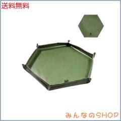 OneTigris 焚き火シート 自立型防炎シート 六角スパッタシート 両面