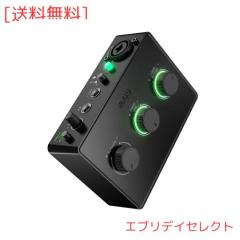 FIFINE USB オーディオインターフェイス 録音/実況/配信 XLRマイク接続