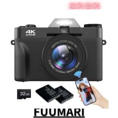 Moledro スマホに送れる デジタルカメラ 4K デジカメ WIFI転送機能