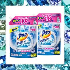 まとめ買い】アタック抗菌EXスーパークリアジェル 洗濯洗剤 液体 詰替