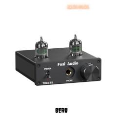 Fosi Audio P2 ヘッドフォン アンプ 小型 真空管 ヘッドホンアンプ