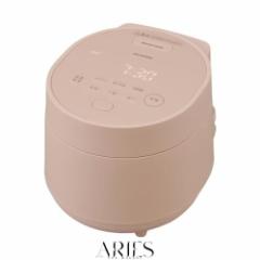 アイリスオーヤマ 炊飯器 3合 一人暮らし 自動調理メニュー webレシピ付き 低温調理可能 50銘柄炊き分け ピーチピンク おしゃれ マイコン