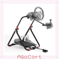 DIWANGUS レーシングホイールスタンド 折りたたみ 省スーベス ハンコン