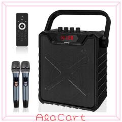 Giecy スピーカーセット 拡声器 ワイヤレスマイク2本 Bluetooth 5.0