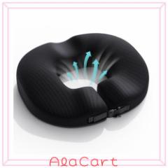 Benazcap 円座クッション、ドーナツ枕痔座布団、高級オフィス記憶バブル座布団、坐骨神経痛、尾骨痛座布団、コートは洗うことができます