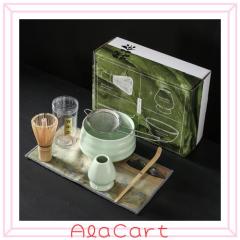 Yoseka 抹茶茶碗 セット 茶道7点セット 茶道具 百本立 茶せん 竹製