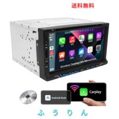 2DIN＆7インチ＆DVD】KASUVAR カーオーディオ CDプレーヤー ディスク