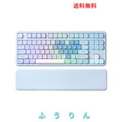 YUNZII B87 ワイヤレスメカニカルキーボード ゲーミングキーボード BT5