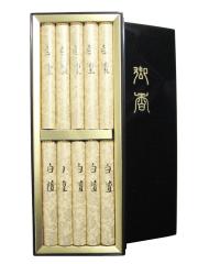 (御供 のし付き 包装品)淡路梅薫堂のご贈答用お線香 白檀(塗箱) 10束 法事 法要 喪中見舞い ご霊前 ご仏前 49日 お線香ギフト ご進物