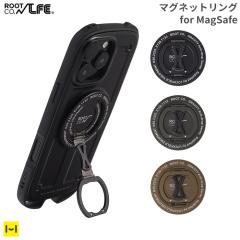 ROOT CO. GRAVITY MAGNETRING for MagSafe �y �}�O�Z�[�t�Ή������O �X�}�z�����O �X�^���h ��� �c���Ή� 360��] �A���~�f�� ��4mm�X��