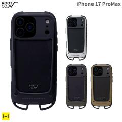 ROOT CO. iPhone17ProMax �P�[�X GRAVITY Shock Resist Case +Hold. �y �X�}�z�P�[�X �w�� �N���A ���� �ϏՌ� �o���p�[�� iPhone�P�[�X 