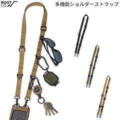 ROOT CO. �X�}�z �V�����_�[�X�g���b�v  GRAVITY UTILITY WEBBING LOOP. / DOUBLE SNAPHOOK 2�_�݂�^�C�v�y �X�}�z�p �X�}�z�V�����_�[ 