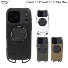 ROOT CO. MagSafe�Ή� iPhone 18Pro Max�P�[�X 17ProMax �����O�X�^���h�t�� GRAVITY Shock Case Rugged Plus. �J���r�i�����^�C�v�y mag