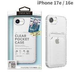 iPhone16e �J�[�h�|�P�b�g�t �N���A�P�[�X TPU Premium Style �y iPhone16 e�N���A�P�[�X ������ ���� �X�}�z�P�[�X �w�� �N���A�|�P�b�g