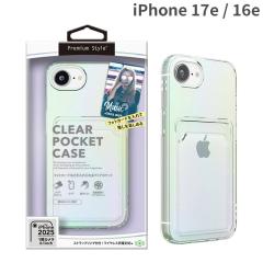 iPhone16e �J�[�h�|�P�b�g�t �I�[���� �N���A�P�[�X TPU Premium Style �y iPhone16 e�N���A�P�[�X �I�[�����J���[ ������ ���� �X�}�z�P