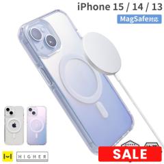 Magsafe �N���A�P�[�X iPhone 15�P�[�X 14�P�[�X 13�P�[�X HIGHER MagSafe�Ή��P�[�X �n�C�u���b�h iphone�P�[�X �ϏՌ� �N���A ���� �R