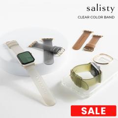 apple watch �o���h ���f�B�[�X ���킢�� salisty �T���X�e�B �N���A�J���[�o���h Apple Watch 9 SE(��3/2/1����) 8 7 6 5 4 3 2 1 38-41