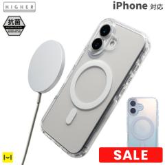 HIGHER  MagSafe�Ή� iPhone17 �N���A�P�[�X 17Pro 16 16Pro �n�C�u���b�h�P�[�X�y �n�C�A�[ �X�}�z�P�[�X magsafe iPhone iPhone�P�[�X 