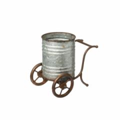  Creative Co-Op Home uLv^[ L Large Iron Flower Pot w/ Wheels Zinc / G K[fjOEGNXeA Ev^