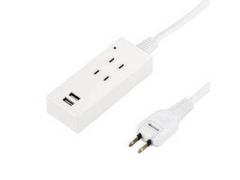 YAZAWA 5�Z�b�g YAZAWA ���K�[�h�t2AC2USB2.1A1.5m�z���C�g Y02K4015WH2UX5