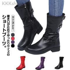 ウエスタンブーツレディース本革調ミドルブーツレディースブーツ