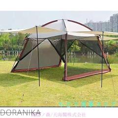 FIELDOOR ワンタッチタープテント 3m×2m 長方形 横長 スチール 強化