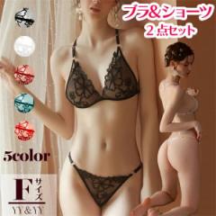 セクシーランジェリー オープンショーツ 2点セット 穴あき下着 セクシー ランジェリー 下着 上下セット セクシーランジェリー 股割れ