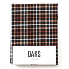 DAKS�|���ӂƂ�J�o�[D�_�u�� ��100% 190�~210cm ���{�� �S2�F �u���b�N �x�[�W��