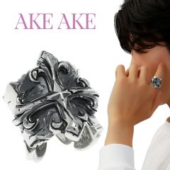 AKEAKE �A���u���[�N�� �V�O�l�b�g �����O �w�� 13�`17�� �����Y�����O �V���o�[ �N���X �\���� ���� �����[ �t���A ���L �u�����h AKE A