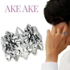 AKEAKE �t�B�A�[�X�E�h�E���X 2025 Halo �����O �w�� 13�� 18�� �����Y�����O �V���o�[ ���� �����[ �t���A �͗l �p�^�[�� �u�����h AKE 