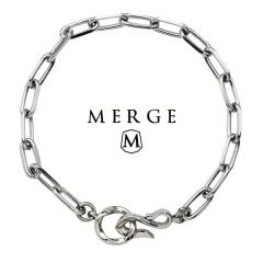 MERGE �}�[�W �X�e�����X 4�ʃJ�b�g �������`�F�[�� �u���X���b�g 20cm �X�e�����X�u���X���b�g �����A�����M�[�t���[ �����Y �u���X