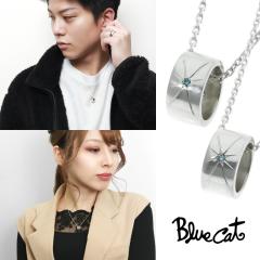 Blue Cat �_�C�������h �����O �y�A�l�b�N���X �y�A�y���_���g �V���o�[925 �l�b�N���X �y�A �Z�b�g �����낢 ������ ��i ��l ���ꂢ��
