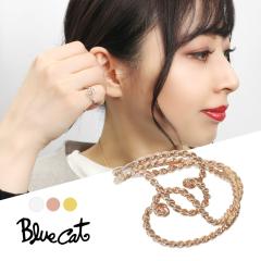 Blue Cat ���[�v �n�[�g �����O �w�� 3�`8�� �V���o�[925 �S�[���h �s���N �s���L�[�����O �~�f�B�����O ���肰�Ȃ� �ؚ� ��l���킢�� 