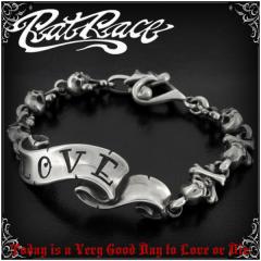 RAT RACEラットレース】メッセージオンリボン クロスボーン LOVE HATE