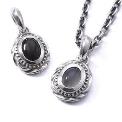 DEAL DESIGN �f�B�[���f�U�C�� RT: MILL STONE TOP �V���o�[ �y���_���g�g�b�v �`�F�[���Ȃ� �y���_���g �V�R�� ���[���X�g�[�� �I�j�L�X