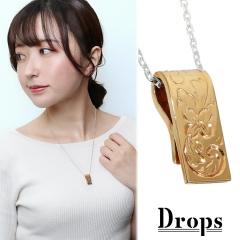 DROPS �n���C�A�� �N���b�v �v���[�g �V���o�[ �l�b�N���X �`�F�[���t�� �y���_���g ���f�B�[�X�l�b�N���X �s���N �� �A�� �͗l �n���C�A