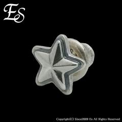 Es Nautical Star Pierce �s�A�X 1P �Ў��p �V���o�[ 925 �X�^�[ �� �m�[�e�B�J���X�^�[ ���`�[�t�ɂ����s�A�X �V���o�[�s�A�X �X�^�b�h