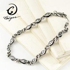 GIGOR �W�S���E �V���o�[ �u���X���b�g �t���X�g�f�U�C���`�F�[�� 18�`21cm �u���X �V���o�[925 �� �V���o�[�u���X���b�g �����Y�u���X