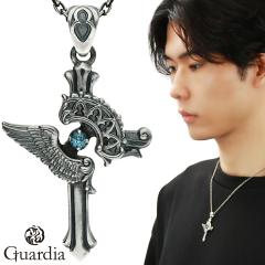 Guardia �N���X �l�b�N���X �y���_���g�g�b�v �V���o�[ 925 �����Y ���f�B�[�X �y���_���g �u���[�g�p�[�Y �H �� �\���� �u���[ �g�p�[�Y